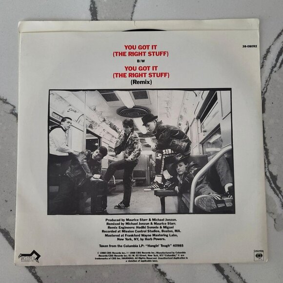 New Kids On The Block-You Got It VG+ Vinyl record album 7" Single vintage NKOTB - Picture 4 of 4